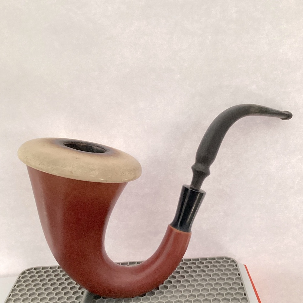 Calabash Elegant Brown and Black Smoking Pipe